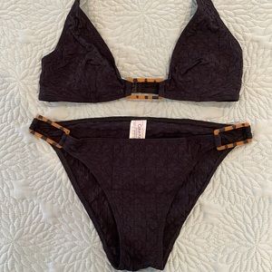CALVIN KLEIN TEXTURED BIKINI SET